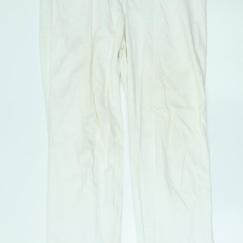 BRAX Womens White   Trousers  Size 16 L30 in