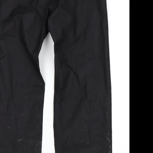 Preworn Mens Black   Rain Trousers Trousers Size S L28 in