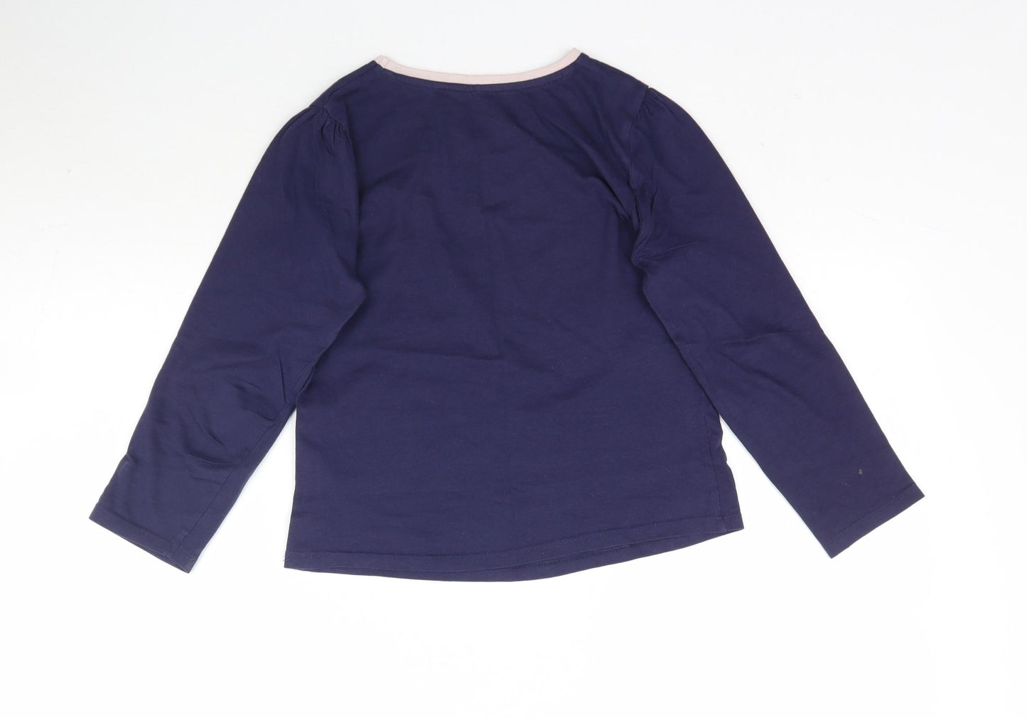 George Girls Blue Solid  Top Pyjama Top Size 8-9 Years  - Today you are a star