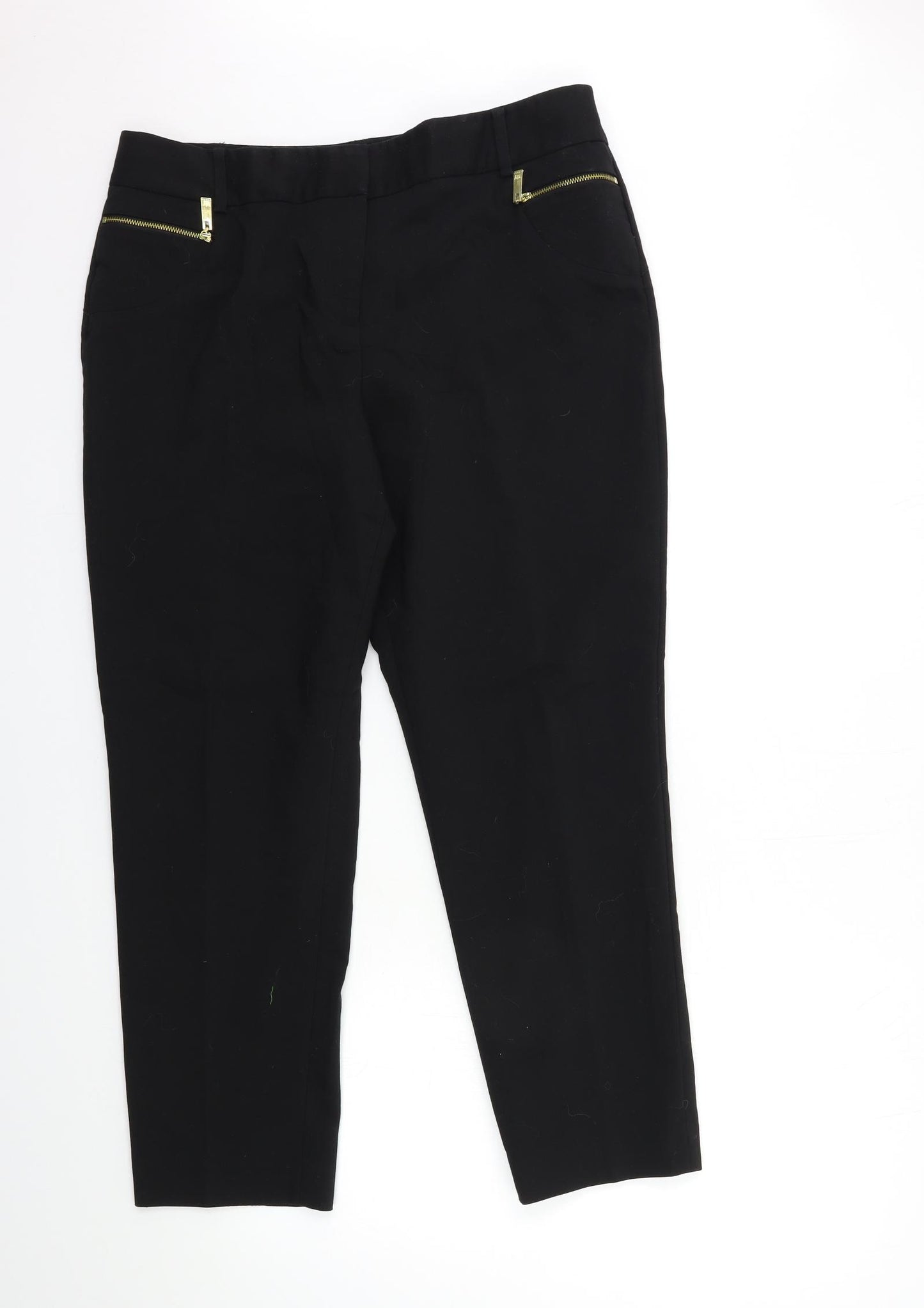 Chaus Womens Black   Trousers  Size 12 L28 in