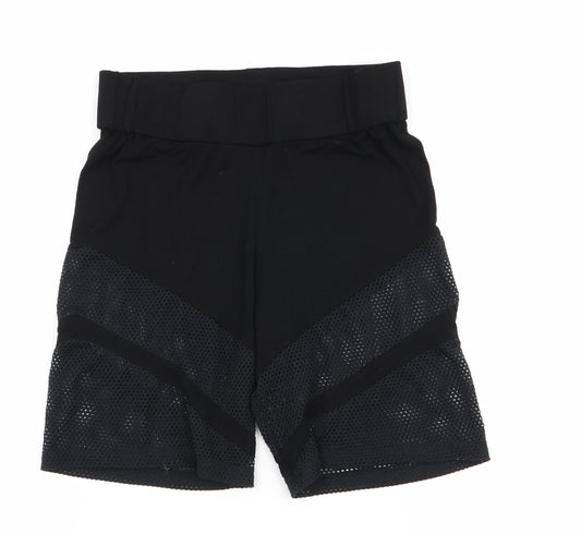 Select Womens Black   Sweat Shorts Size M - Stretch waistband