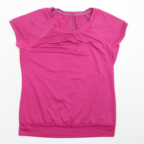 Preworn Womens Pink   Jersey T-Shirt Size 10