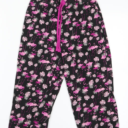 George Girls Pink Animal Print   Pyjama Pants Size 4-5 Years  - Flamingo Graphic
