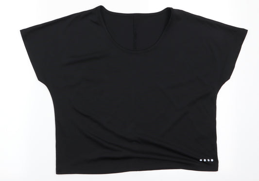 Matalan Womens Black   Basic T-Shirt Size S