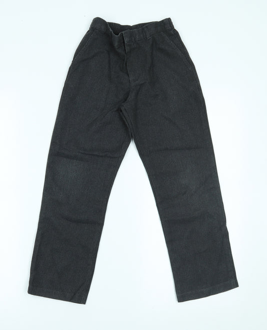 George Boys Grey   Chino Trousers Size 7-8 Years