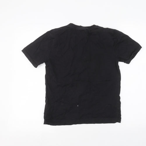 No Fear Girls Black   Basic T-Shirt Size 11-12 Years
