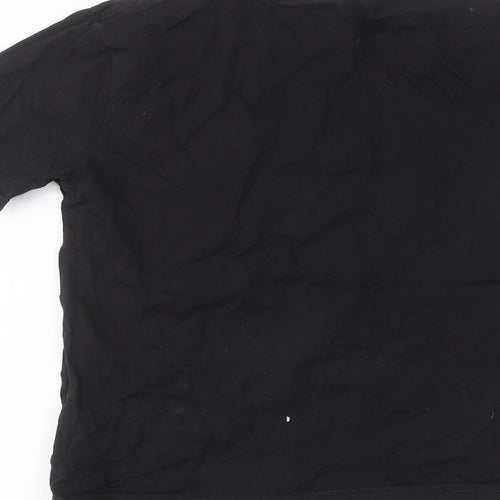 No Fear Girls Black   Basic T-Shirt Size 11-12 Years