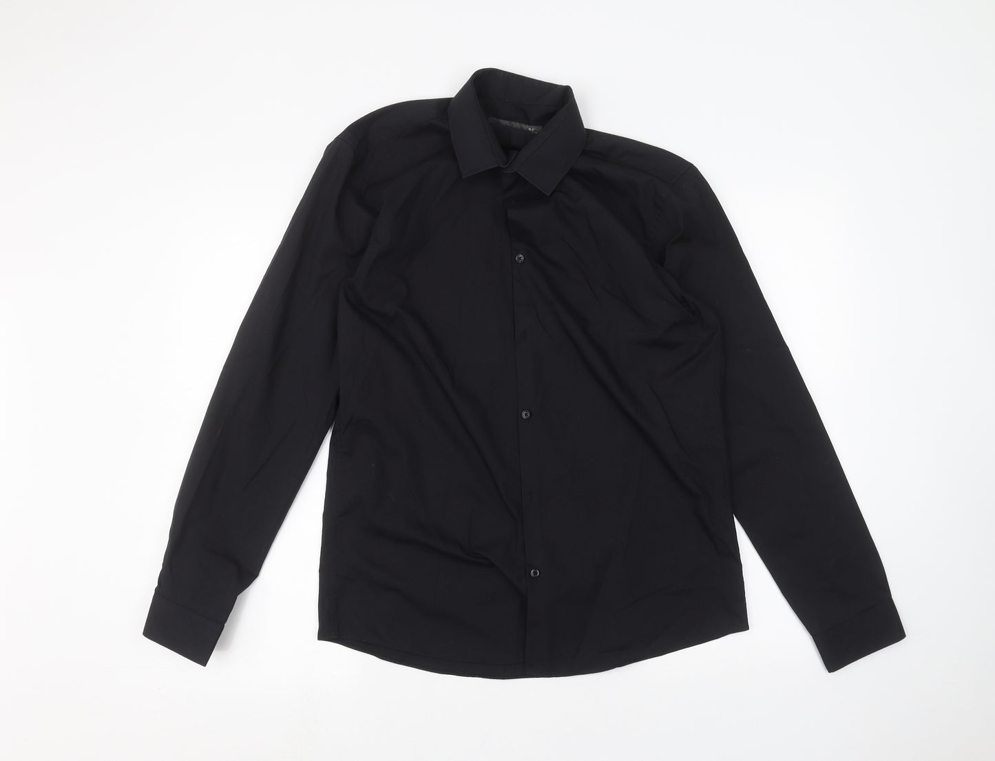 Primark Mens Black    Dress Shirt Size 15.5
