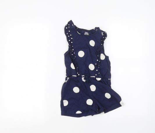 F&F Girls Blue   Playsuit One-Piece Size 5-6 Years