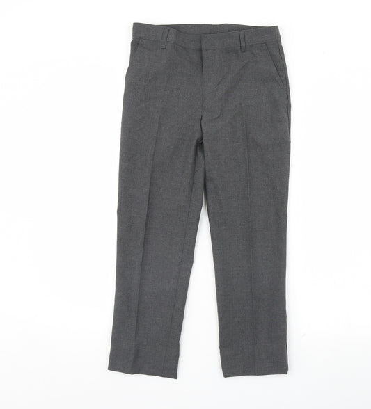 m&s Boys Grey   Dress Pants Trousers Size 10 Years - school