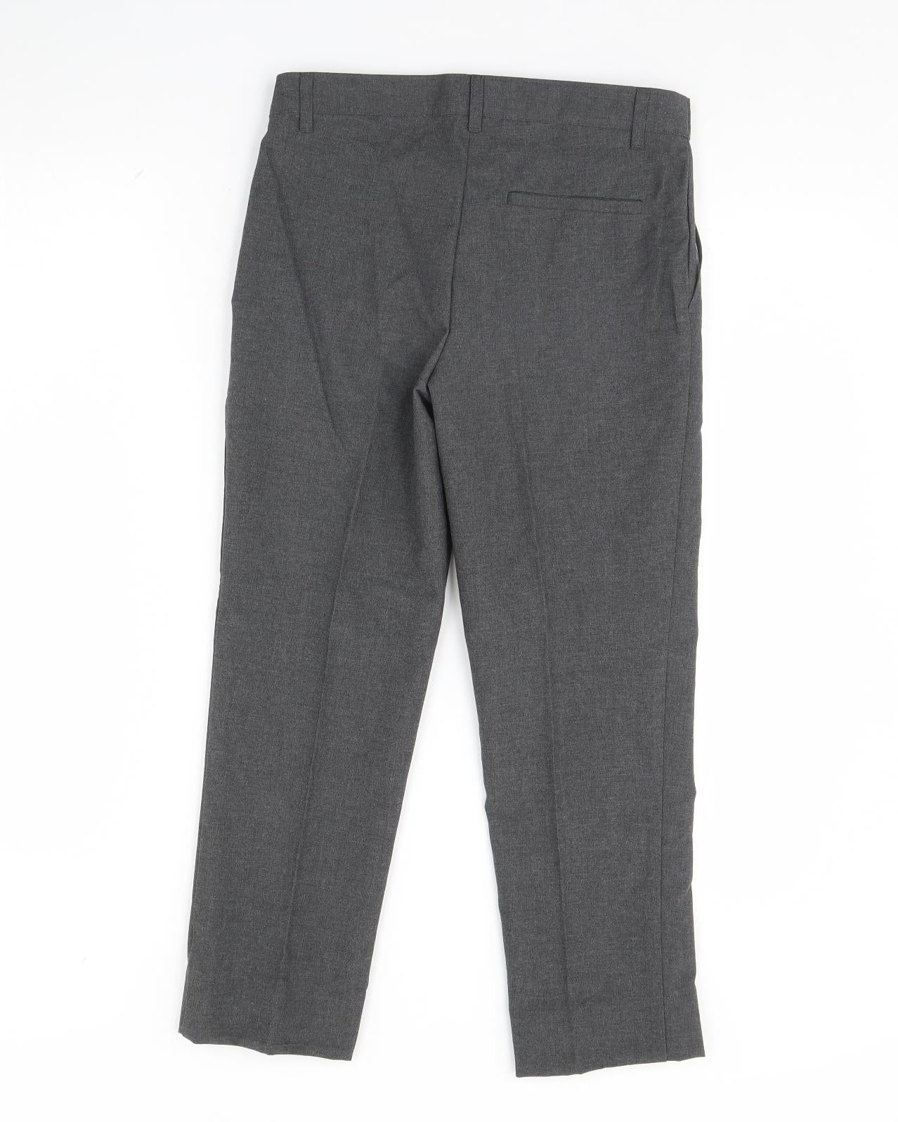 m&s Boys Grey   Dress Pants Trousers Size 10 Years - school