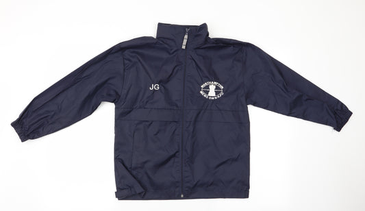 B&C Collection Boys Blue   Rain Coat Coat Size 9-10 Years  - Northampton Mens own RFC