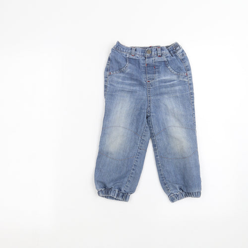 BHS Boys Blue   Straight Jeans Size 2-3 Years