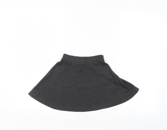 TU Girls Grey   Flare Skirt Size 5 Years
