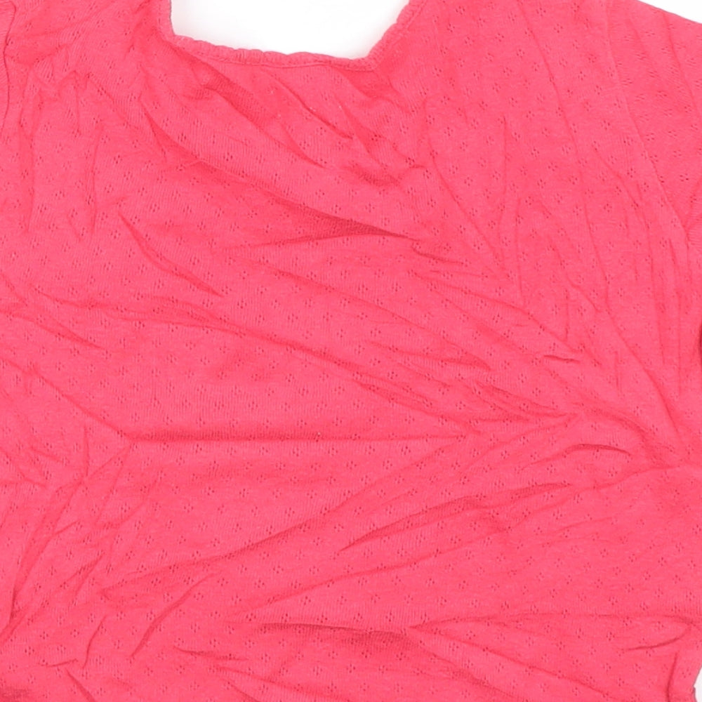Cath Kidston Girls Pink   Basic T-Shirt Size 5-6 Years