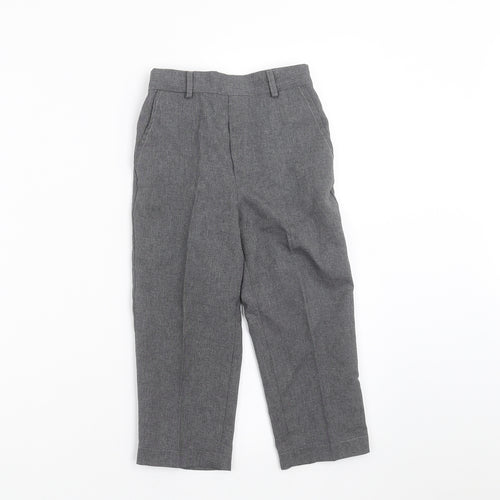 Paisely of London Boys Grey   Dress Pants Trousers Size 3-4 Years