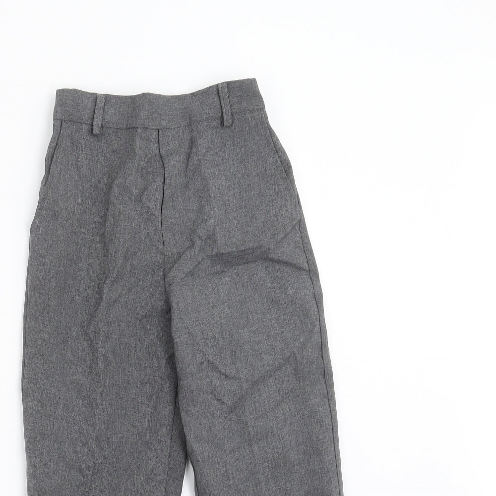 Paisely of London Boys Grey   Dress Pants Trousers Size 4-5 Years