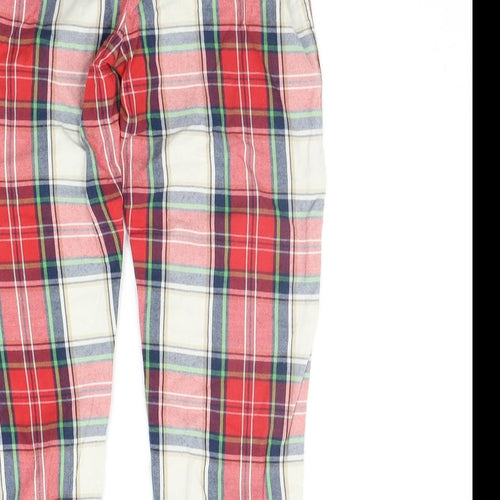 George Boys Beige Check   Pyjama Pants Size 6-7 Years