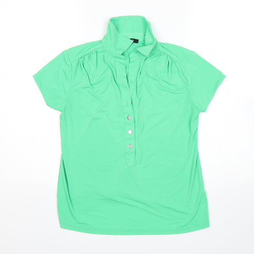 Premise Womens Green   Basic Polo Size XS