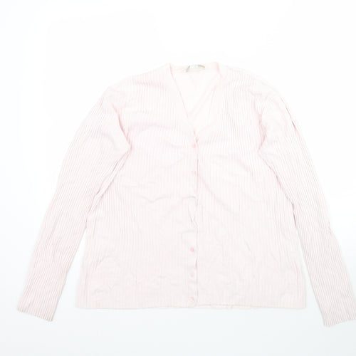 TCM Womens Pink  Knit Cardigan Jumper Size 18