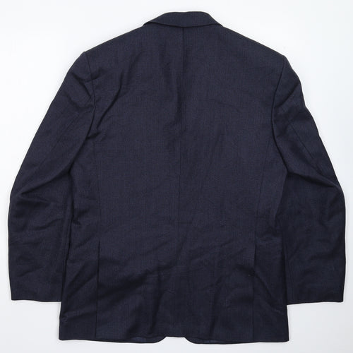 Douglas Mens Blue   Jacket Suit Jacket Size 40