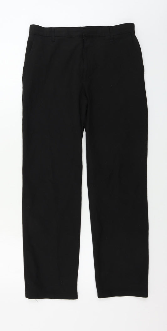Marks and Spencer  Boys Black    Trousers Size 12-13 Years