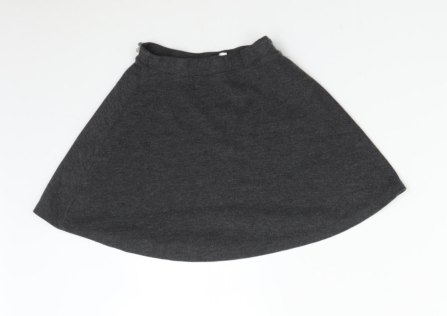 TU Girls Grey   Flare Skirt Size 8 Years - School