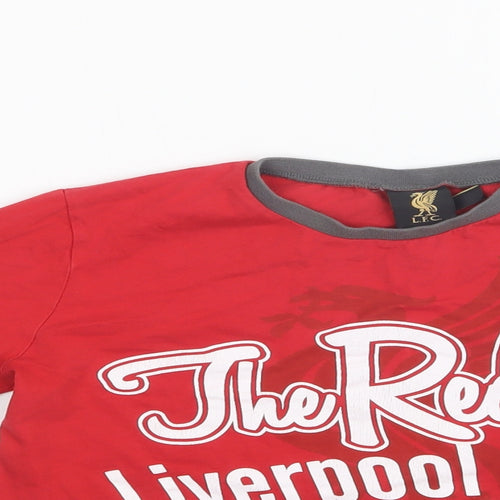 Liverpool FC Boys Multicoloured   Basic T-Shirt Size 8 Years