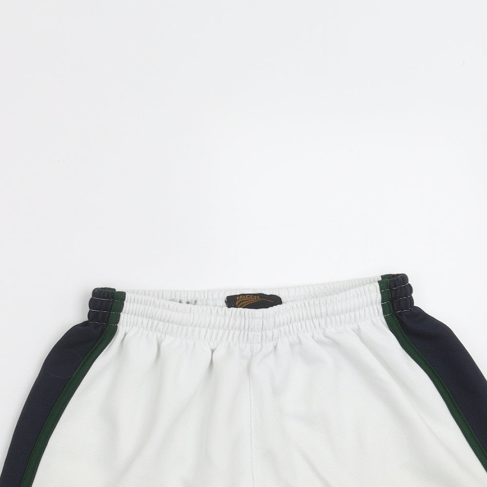 Falcon Mens White   Athletic Shorts Size 24 in
