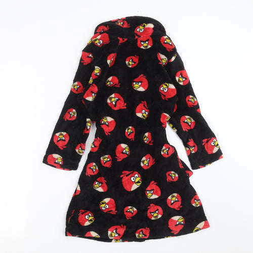George Boys Black    Robe Size 7-8 Years  - angry birds
