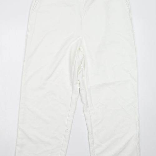 Alfred Dunner Womens White   Trousers  Size 16 L25 in
