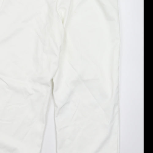 Alfred Dunner Womens White   Trousers  Size 16 L25 in