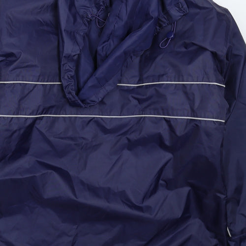 Gaelic Gear Mens Blue   Rain Coat Coat Size XS  - Oversized