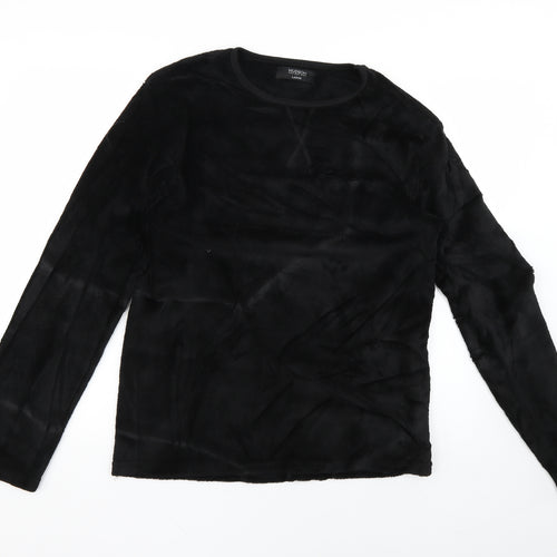 Hudson Mens Black   Pullover Jumper Size L