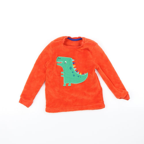 George Boys Orange    Pyjama Top Size 3-4 Years  - Dinosaur