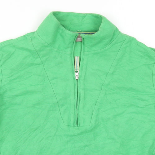 Croft & Barrow Womens Green   Basic T-Shirt Size L