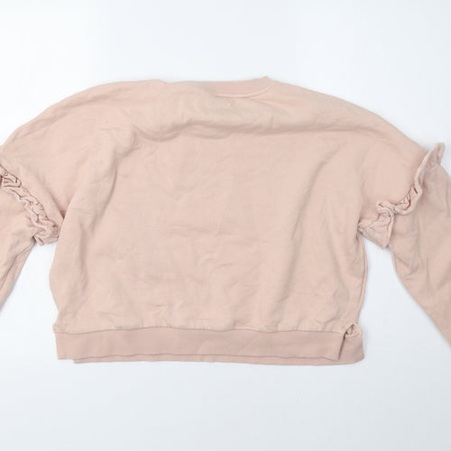 Urban Classics Womens Pink   Pullover Sweatshirt Size M