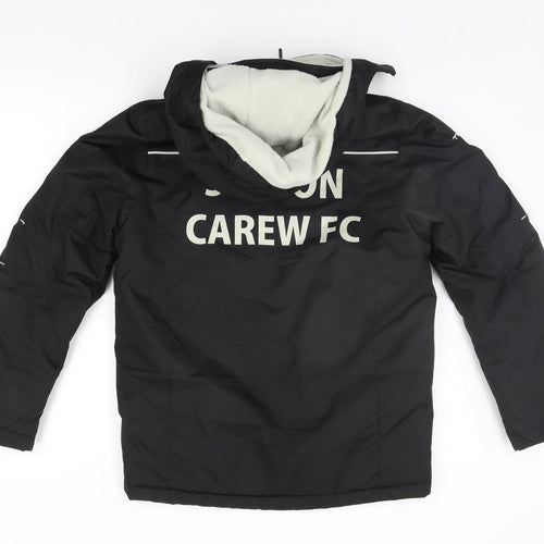 Errea Mens Black   Jacket Coat Size 2XS  - CAREW FC