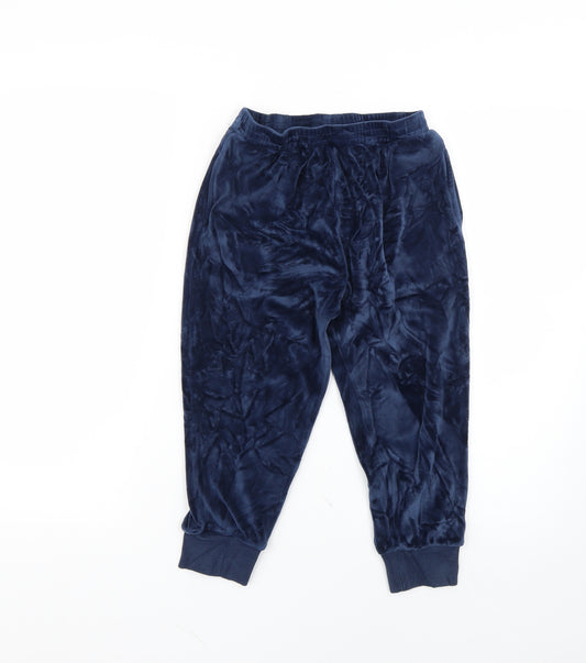 Marks and Spencer Boys Blue   Jogger Trousers Size 7-8 Years