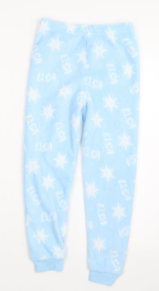 Primark Girls Blue Geometric  Capri Pyjama Pants Size 7-8 Years  - Frozen