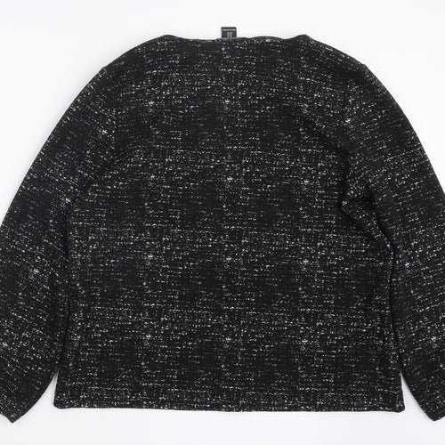 Rachel Zoe Womens Black   Pullover Jumper Size XL