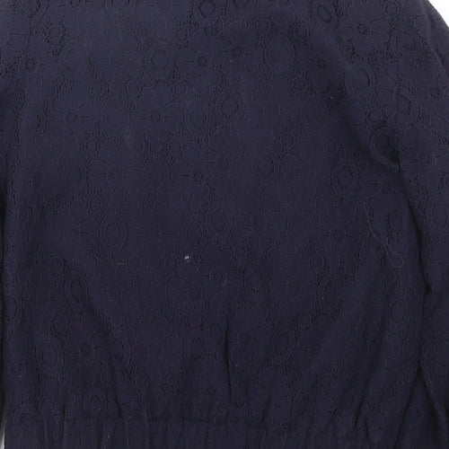 Nutmeg Girls Blue  Lace Jacket  Size 9-10 Years