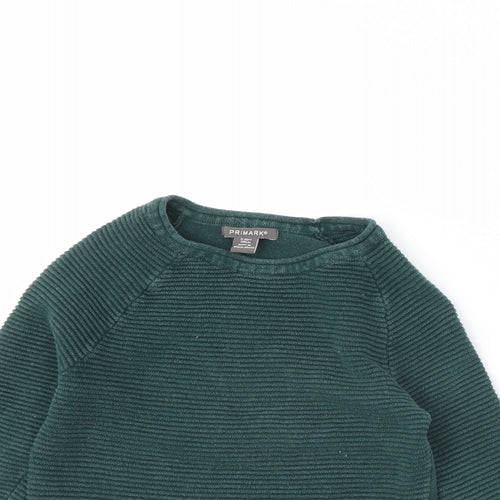 Primark Boys Green   Pullover Jumper Size 5 Years