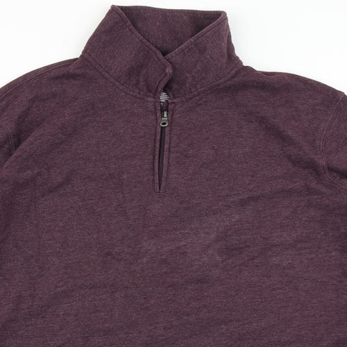 Croft & Barrow Mens Purple   Pullover Sweatshirt Size 2XL