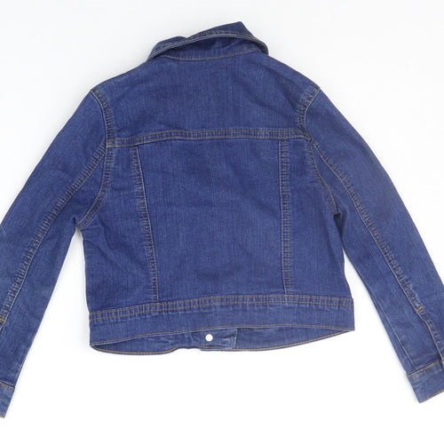 George Girls Blue   Jacket Coat Size 4-5 Years