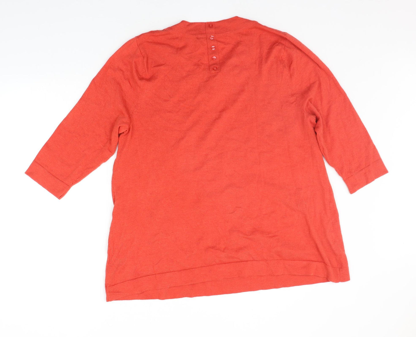 Arcadia Womens Orange   Pullover Jumper Size 18
