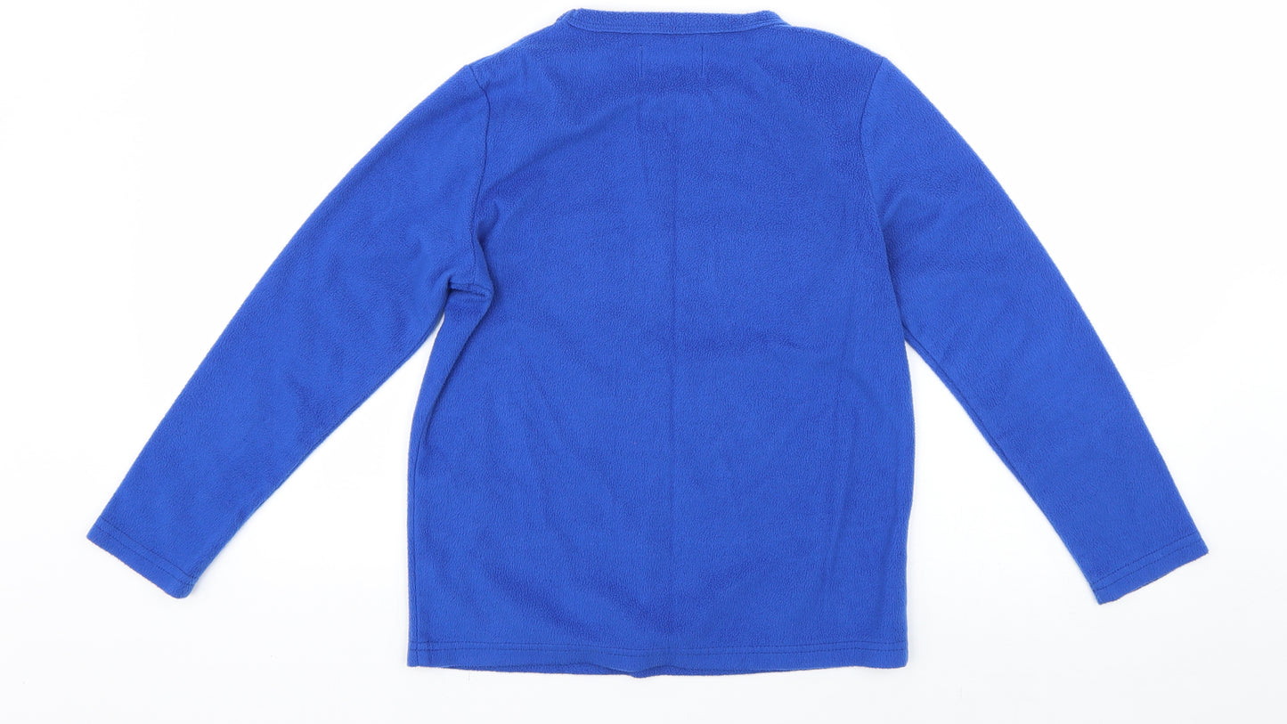Pj collections Boys Blue Solid   Pyjama Top Size 9-10 Years