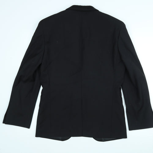 B&W Mens Black   Jacket Suit Jacket