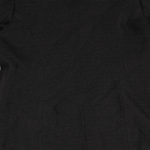 Jobis Womens Black   Overcoat Coat Size 14