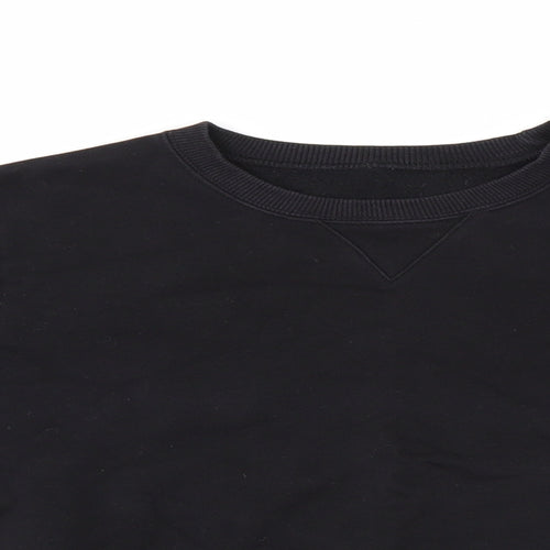 Matalan Boys Black   Pullover Jumper Size 10 Years  - schoolwear
